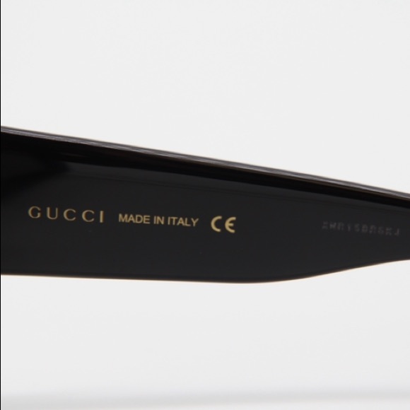 NEW GG0141SN 001 SUNGLASSES GUCCI GG0141SN BLACK SQUARE FRAME EYEWEAR GUCCI - Picture 11 of 13